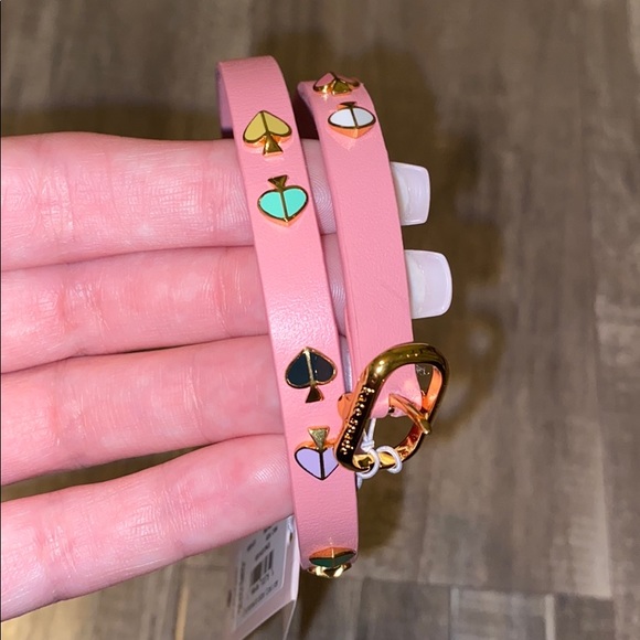 Amazon.com: Kate Spade New York Spot the Spade Enamel Hinged  Kate Spade Bracelet